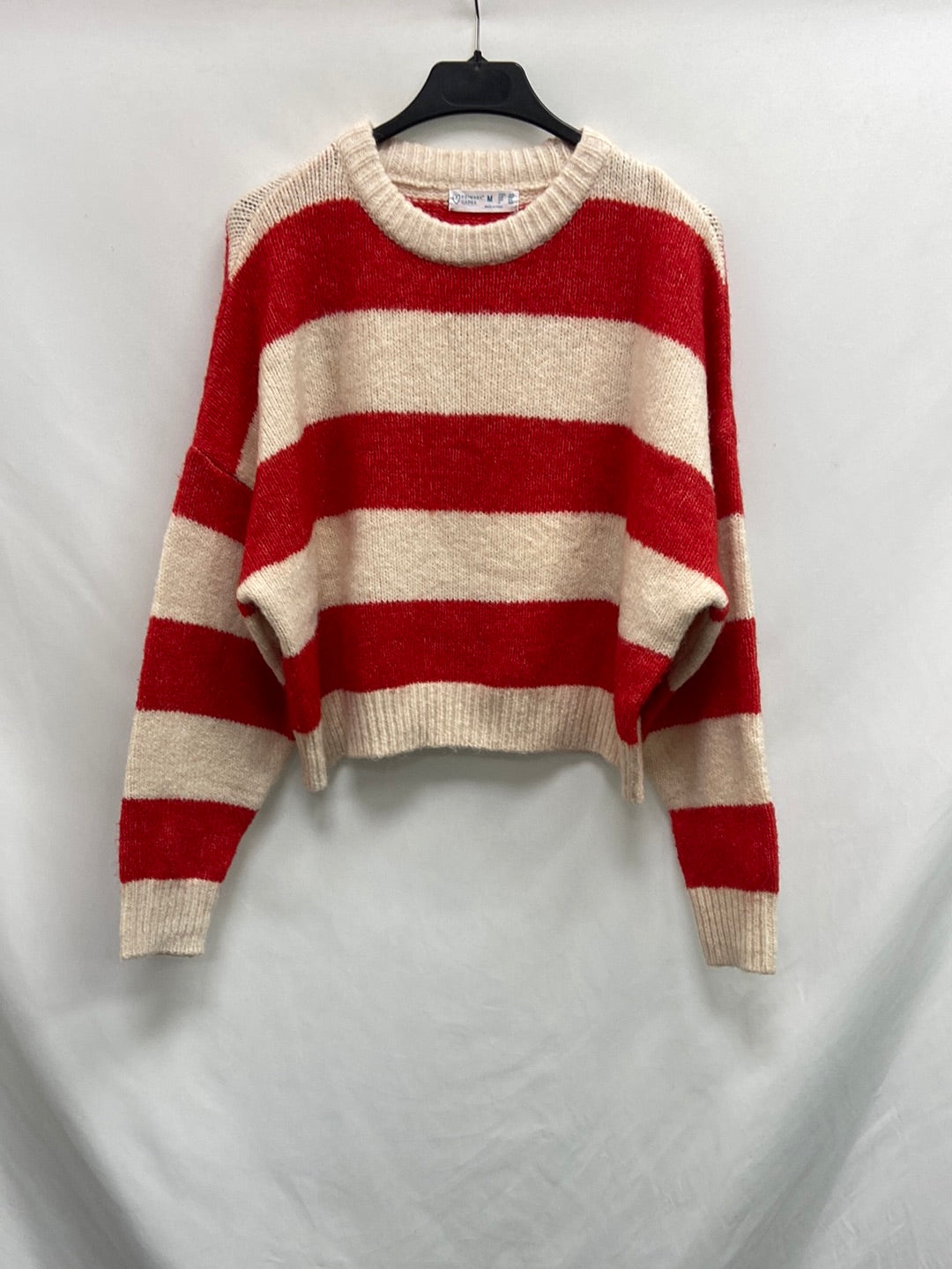 PRIMARK.Jersey crop rayas T.M