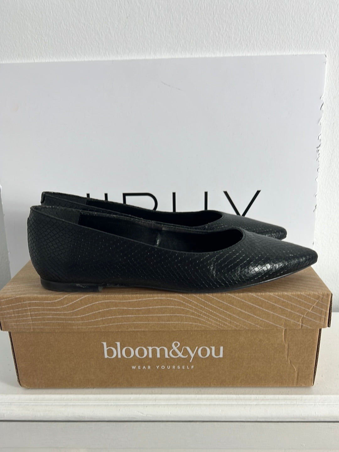 BLOOM&YOU. Bailarinas negras piel textura. T 38