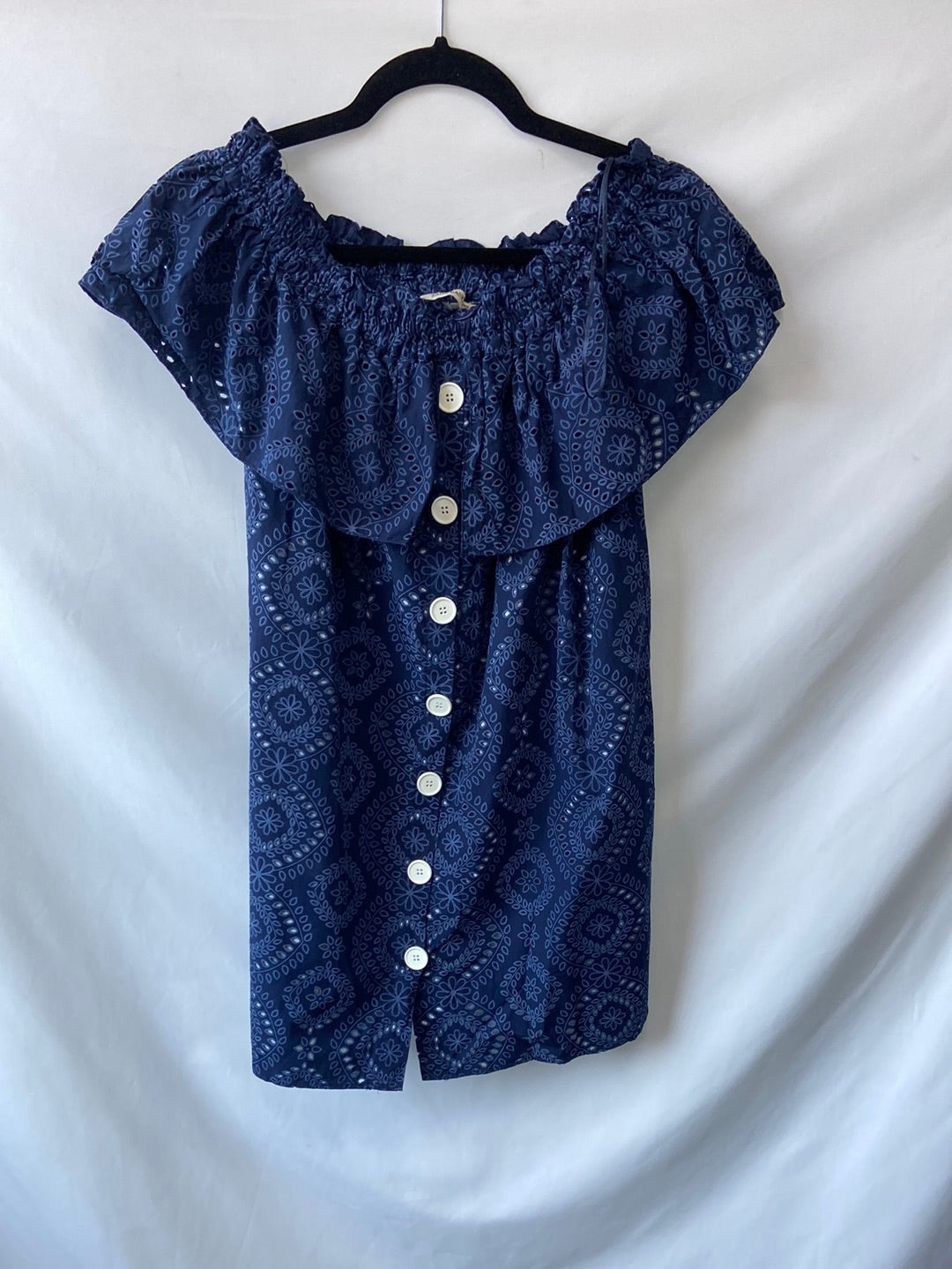 ZARA.Vestido troquelado T.M