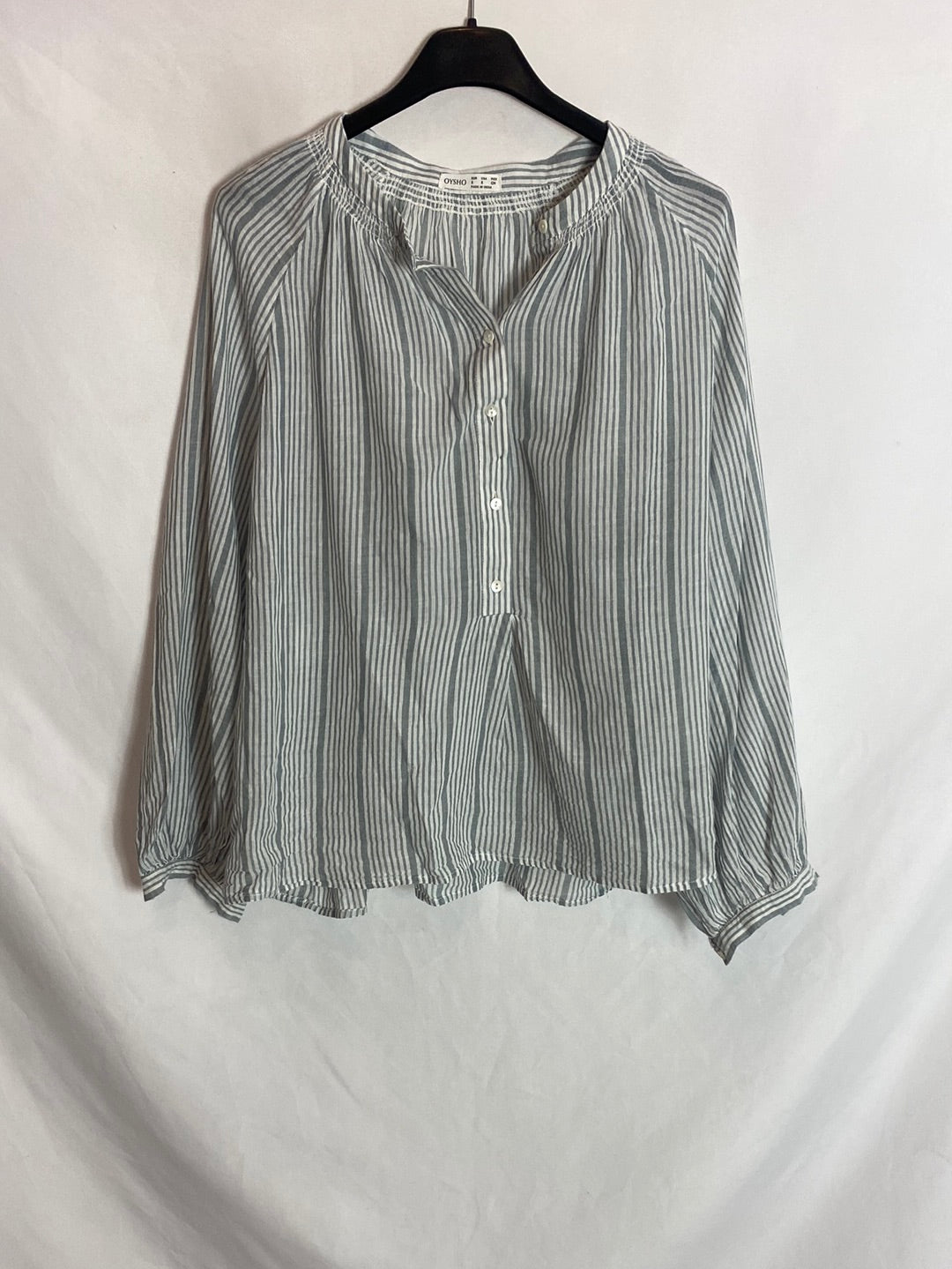 OYSHO. Camisa de rayas T.s