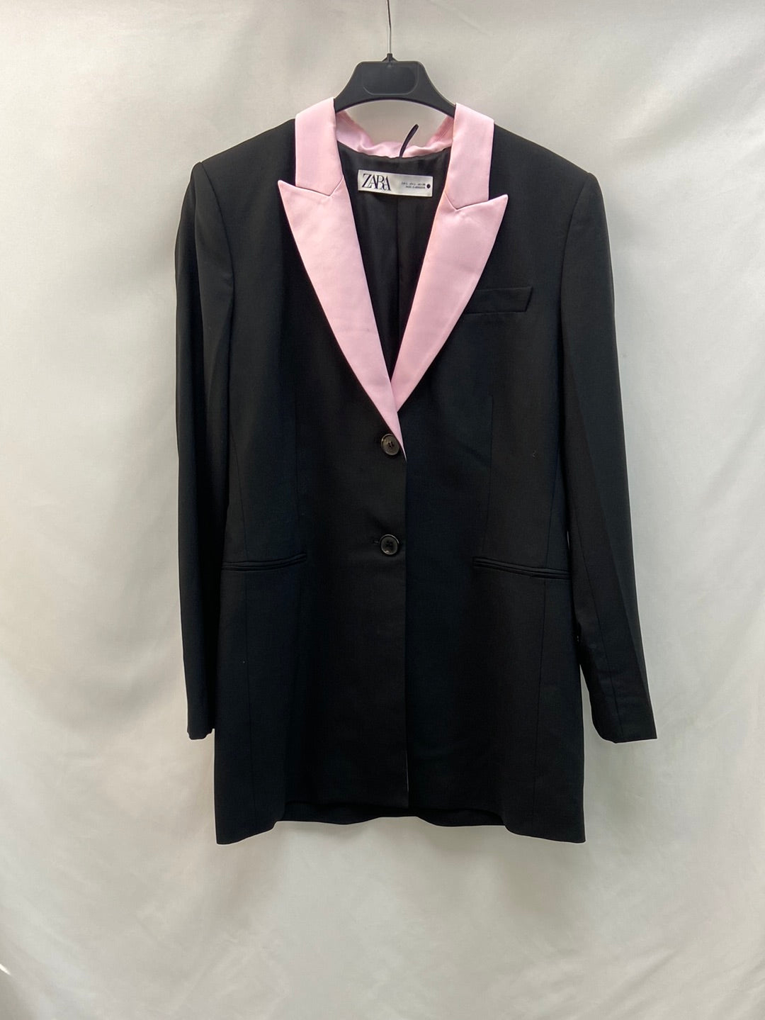 ZARA. Blazer bicolor lazada T.L