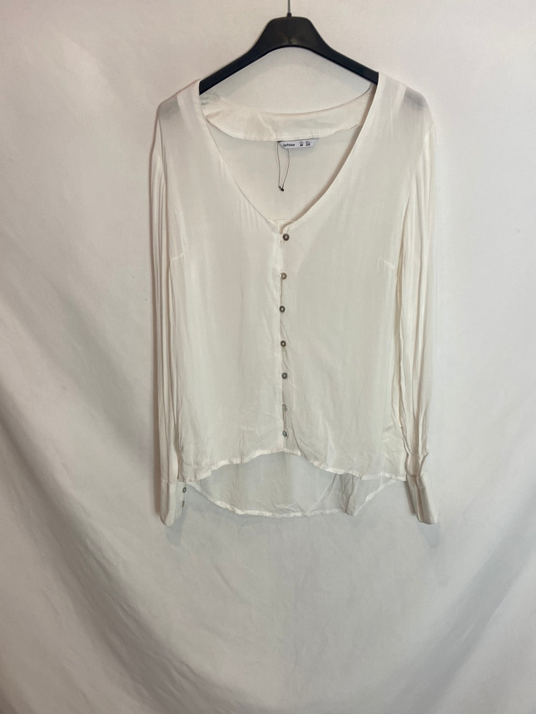 LEFTIES. Camisa blanca botones T.M