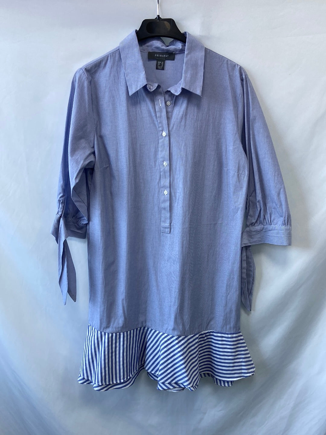 PRIMARK.Vestido rayas camisero T.40