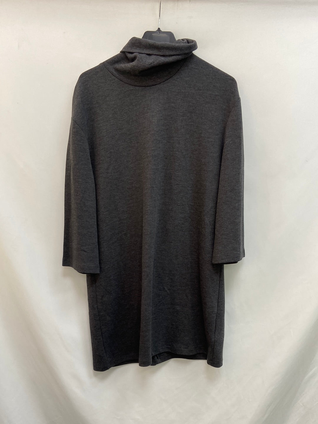 ZARA.Vestido gris estilo jersey T.S