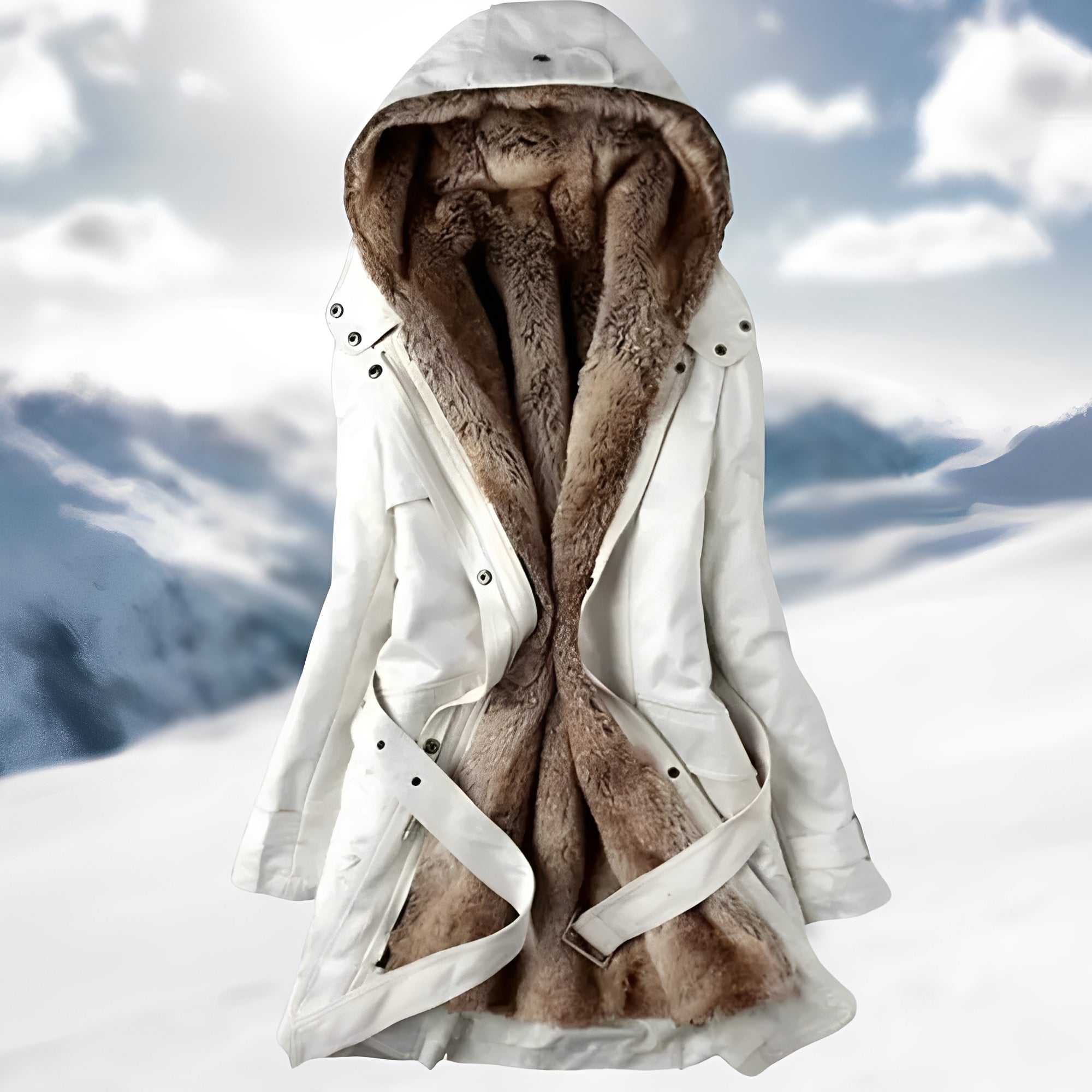 Debra - Cálido, grueso parka para mujeres