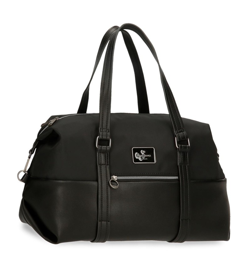 Pepe Jeans Bolsa Christine 40cm negro