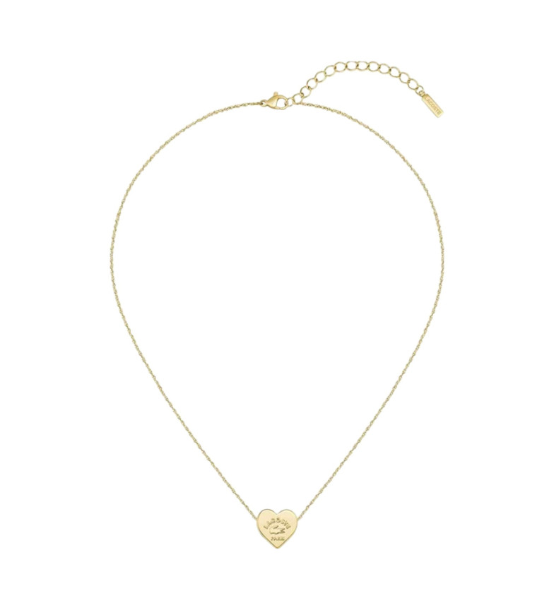 Lacoste Collar de eslabones dorado