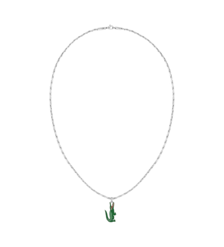 Lacoste Collar de eslabones verde