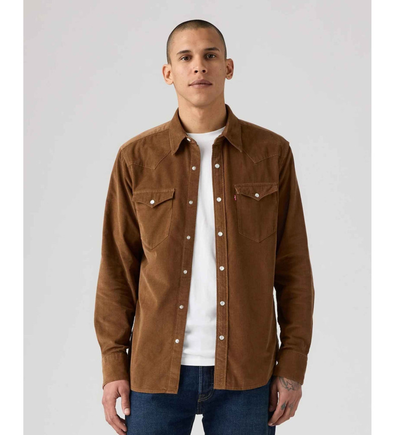Levi's Camisa Barstow Western Standard marrón