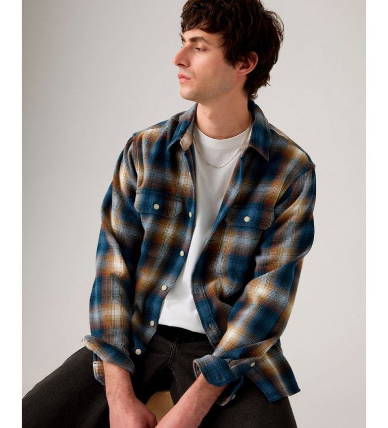 Levi's Camisa Jackson Worker azul