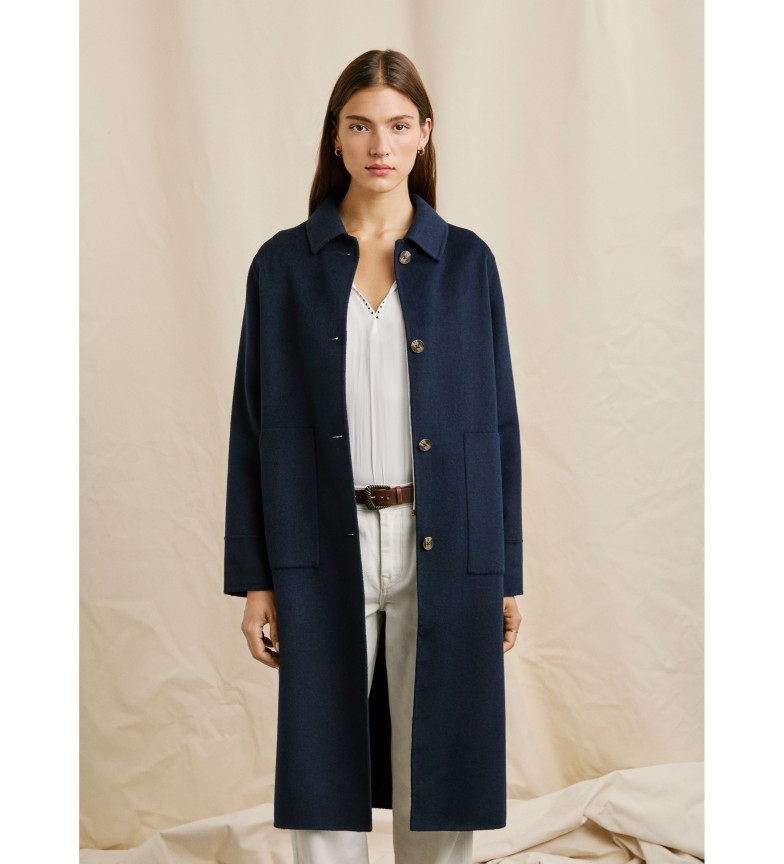 Pepe Jeans Abrigo Sabrina marino