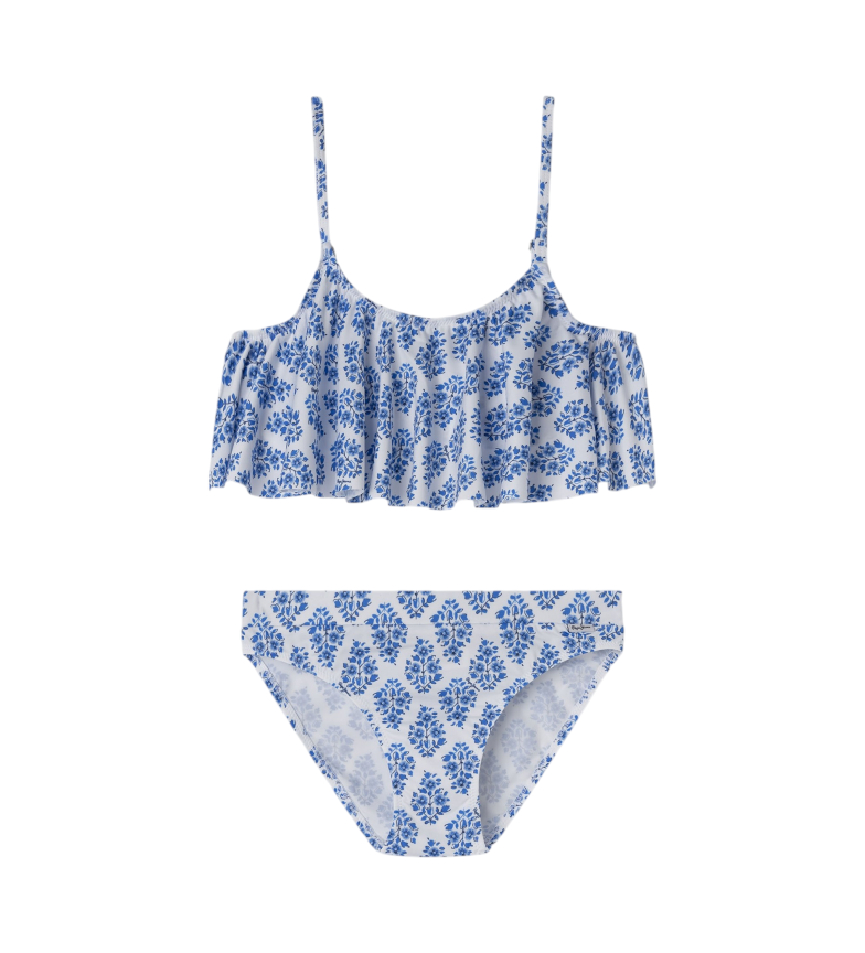 Pepe Jeans Bikini Multi Fl Ruffled azul