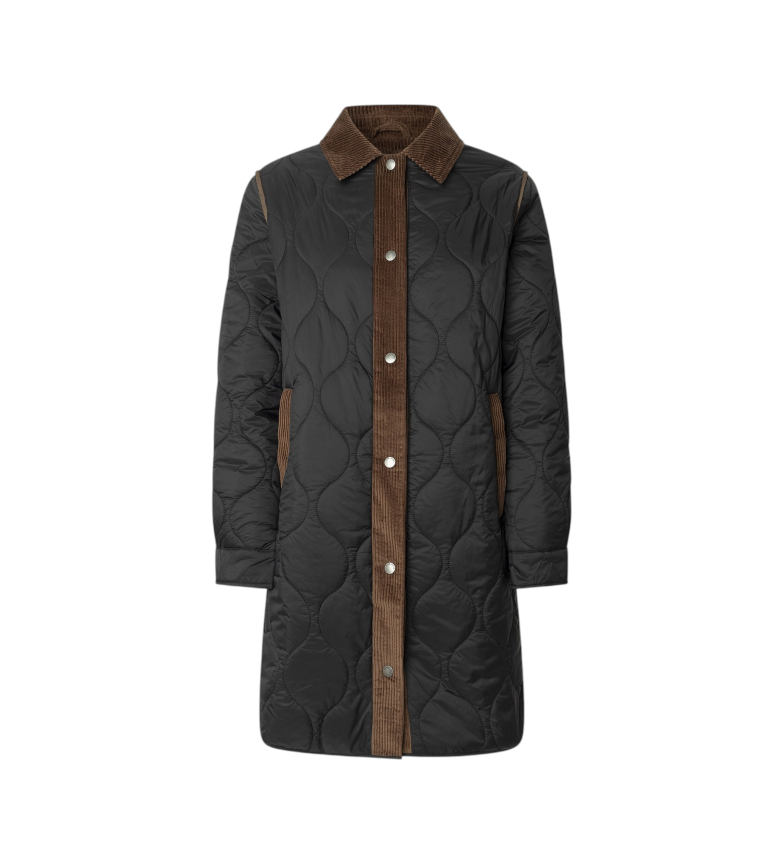 Pepe Jeans Abrigo Paola Long negro