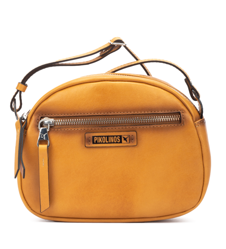 Pikolinos Bolso bandolera de piel Durango amarillo