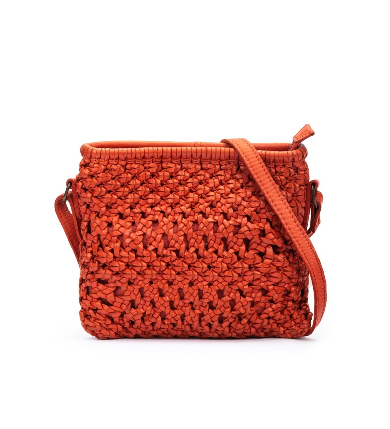 Pikolinos Bolso bandolera de piel Tamariu rojo