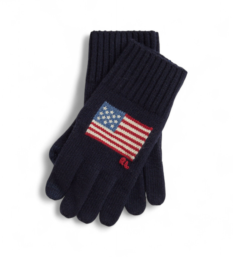 Polo Ralph Lauren Guantes Bandera marino