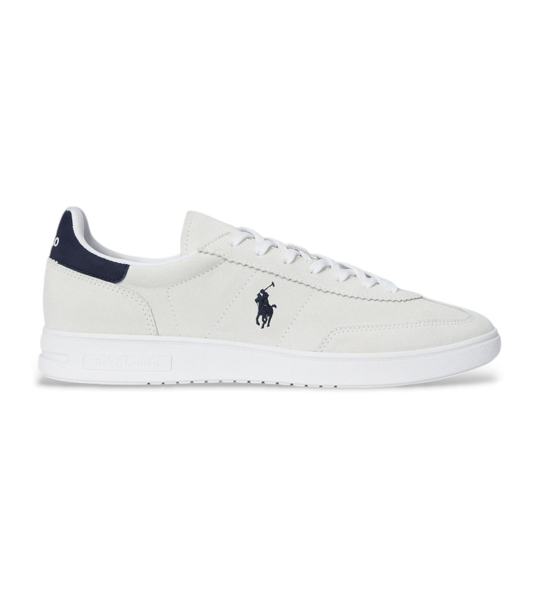 Polo Ralph Lauren Zapatillas de piel Bedford blanco