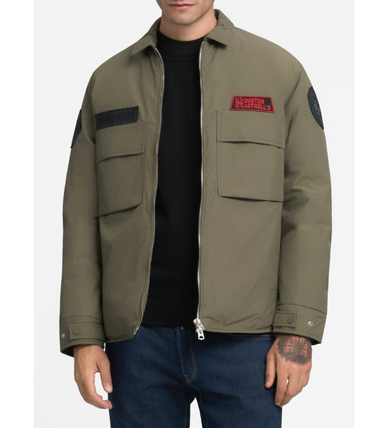 Replay Chaqueta Twill verde