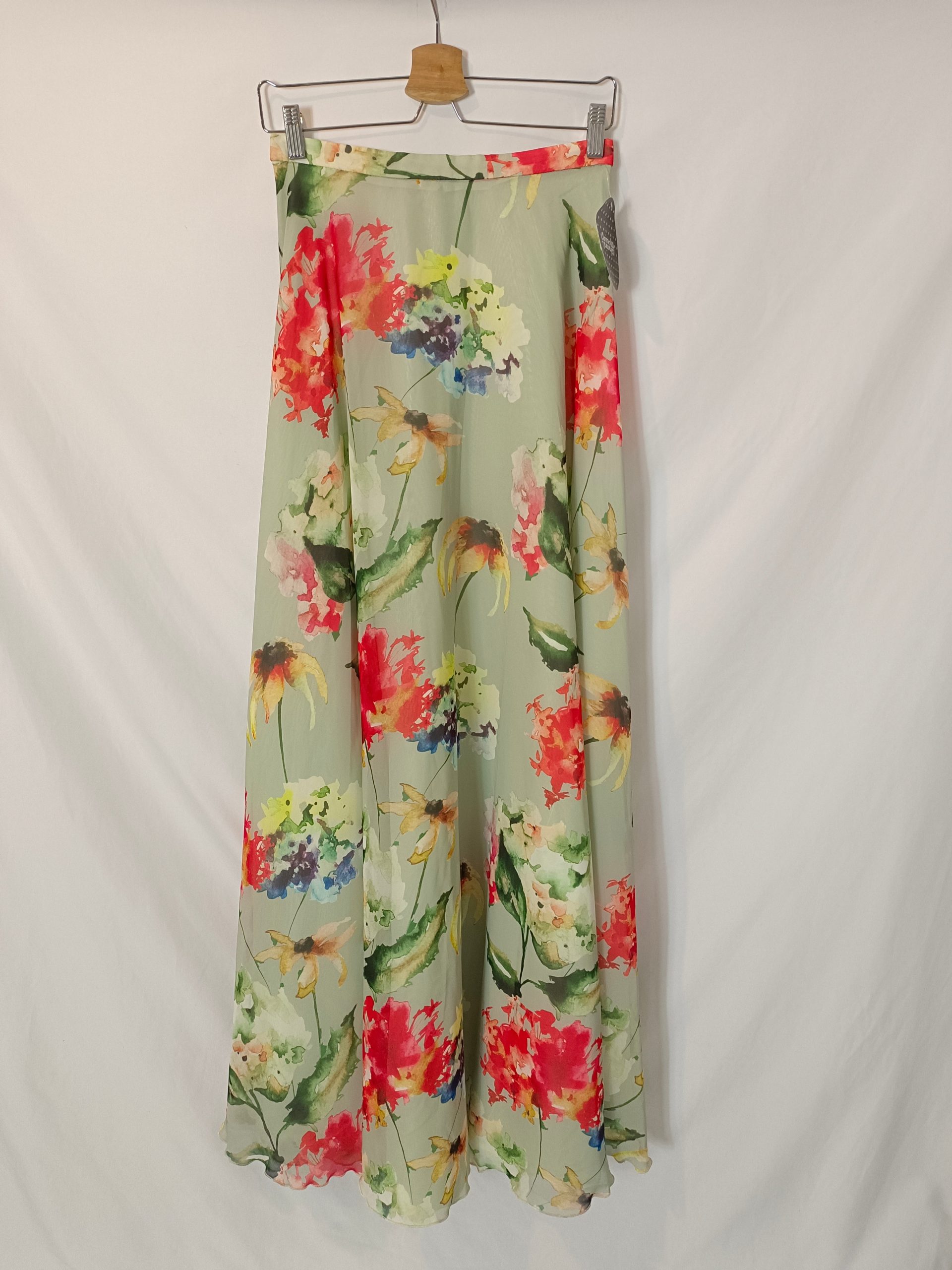 ARIMOKA. falda larga flores T.38