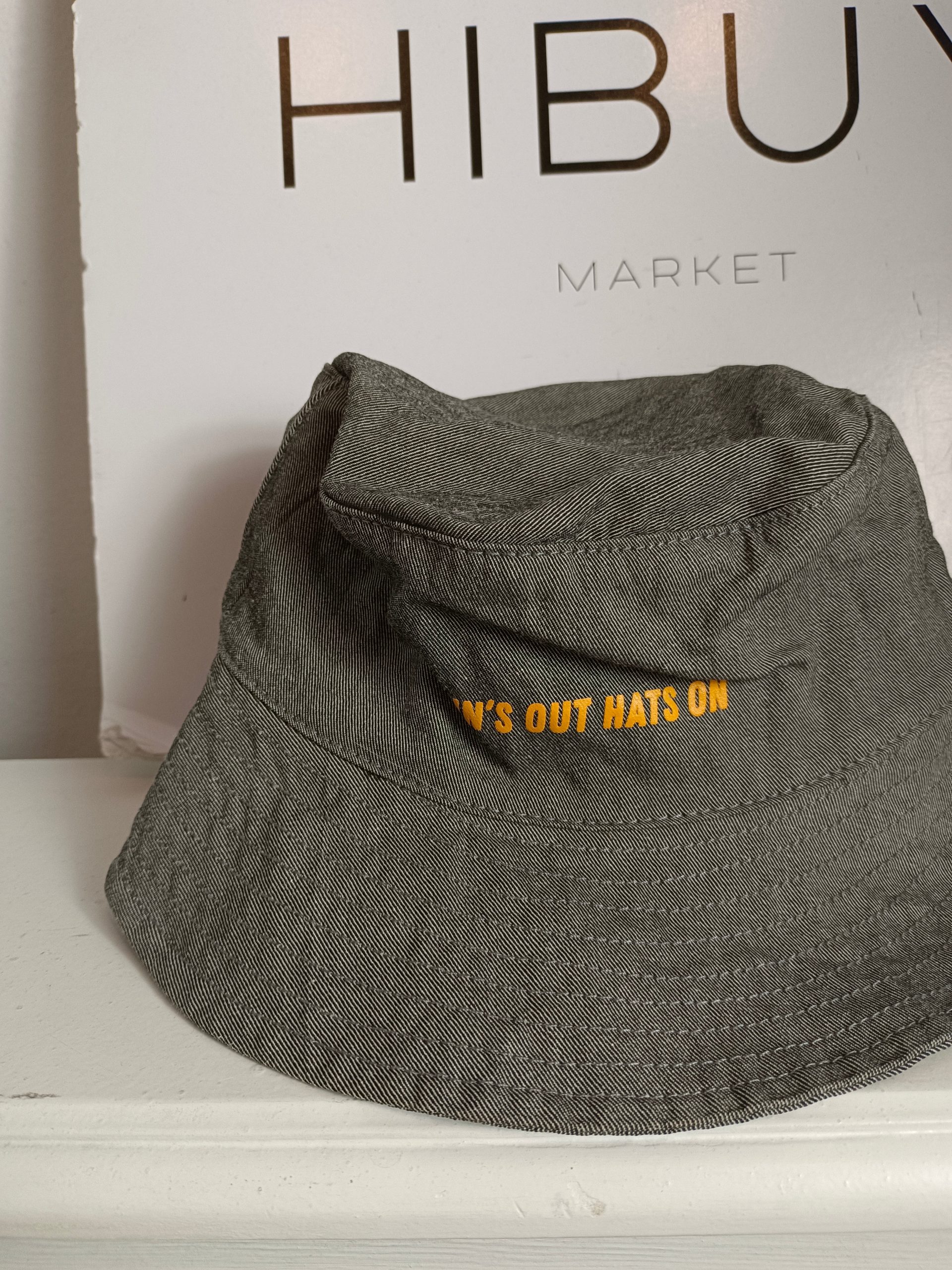 ARTWORK. Bucket gris jaspeado