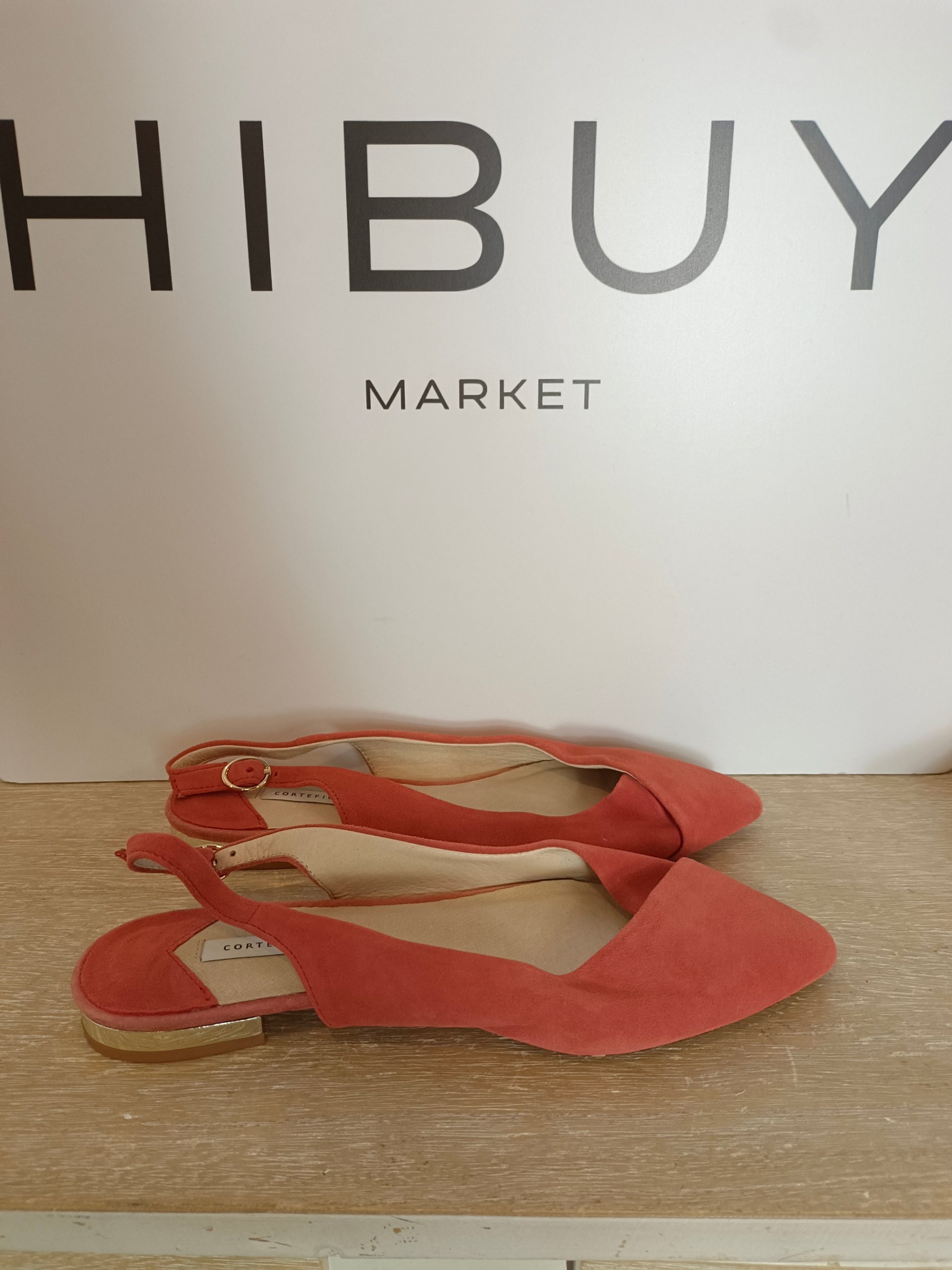 CORTEFIEL. Bailarina plana destalonada T.40