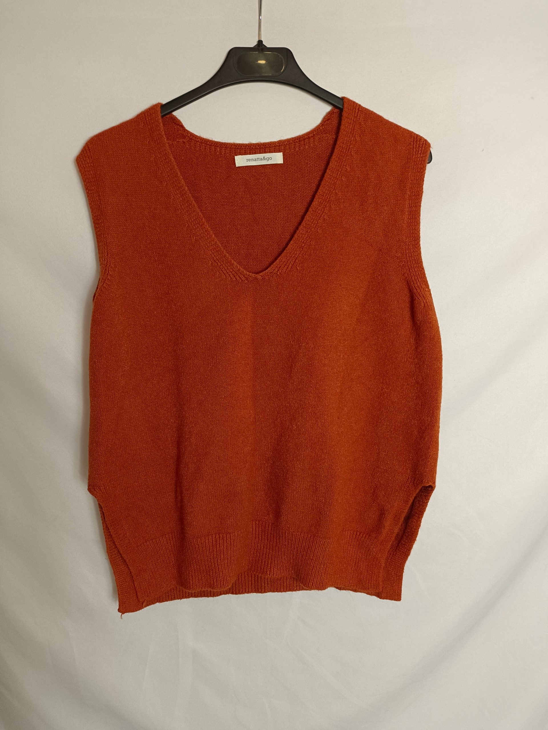 RENATTA&GO. jersey sin mangas teja TU(S)