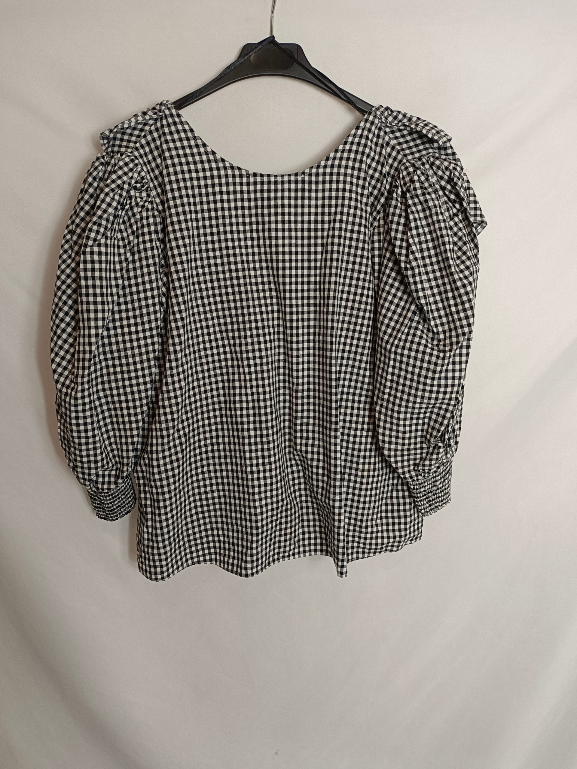 COOSY. Blusa cuadros vichy T.s