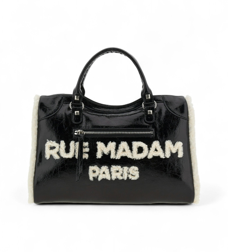 RUE MADAM PARIS Bolso Shine Tote negro