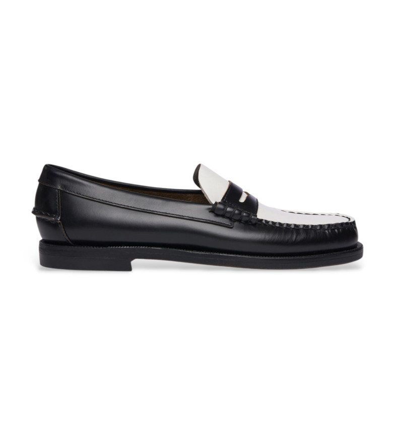 Sebago Mocasines de Piel Classic Dan negro