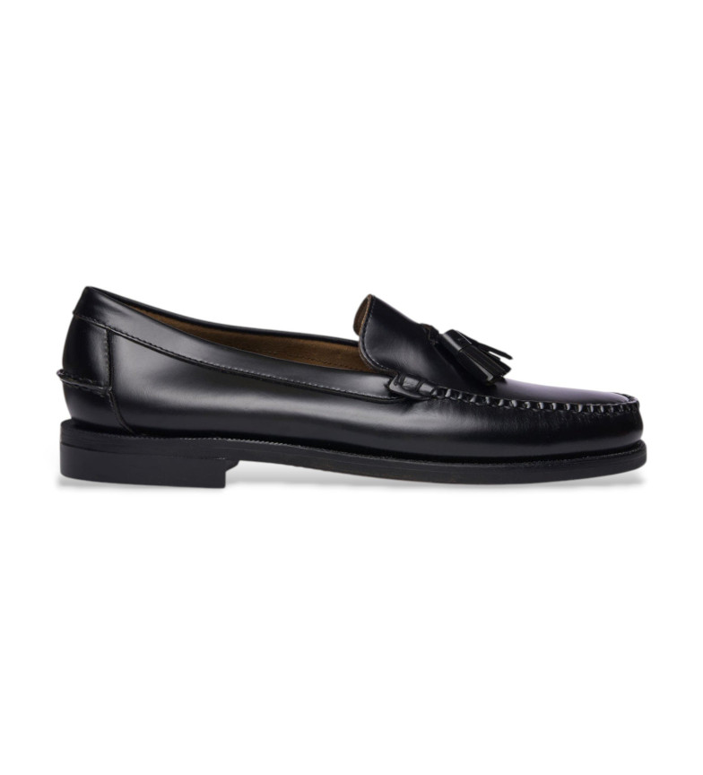 Sebago Mocasines de Piel Clásicos Will negro
