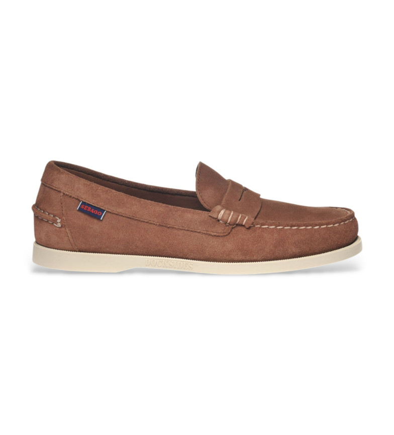 Sebago Mocasines de Piel Dan Boat marrón