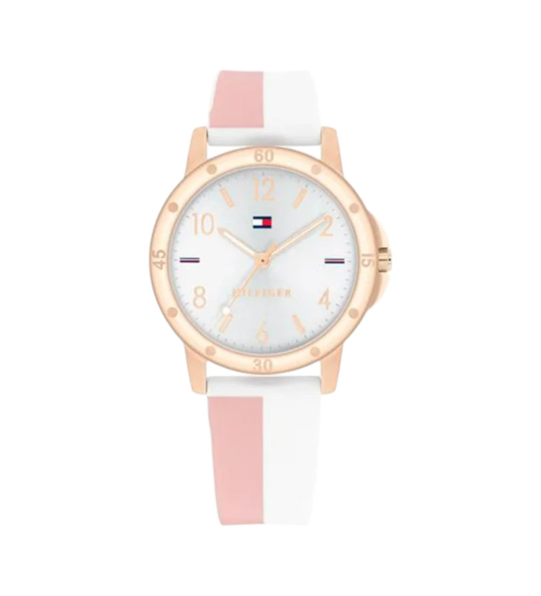 Tommy Hilfiger Reloj Kids rosa, blanco