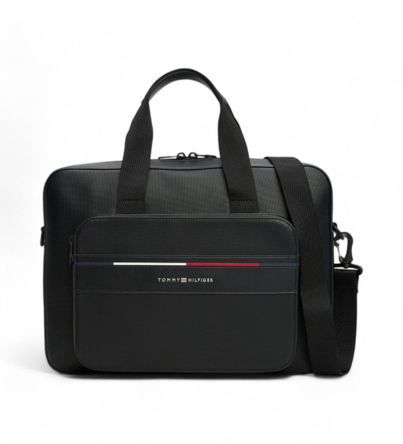 Tommy Hilfiger Bolsa para portátil Foundation negro