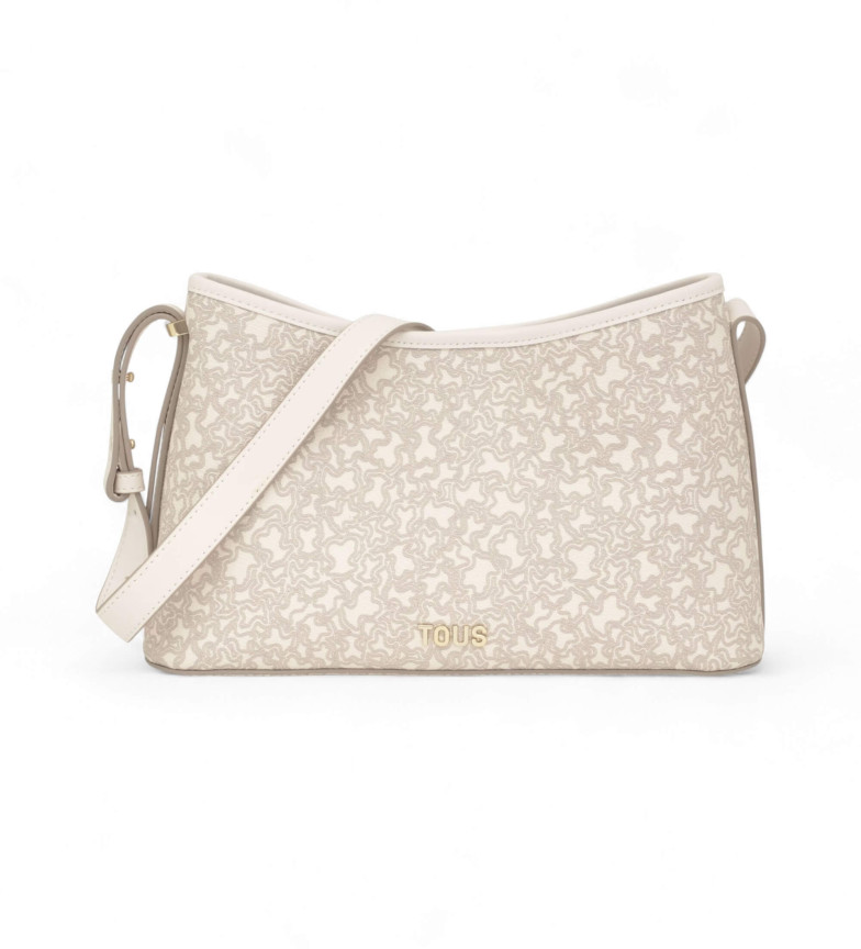 TOUS Bandolera grande Kaos Mini Lines beige