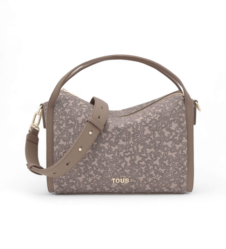 TOUS Bolso City mediano Kaos Mini Lines taupe