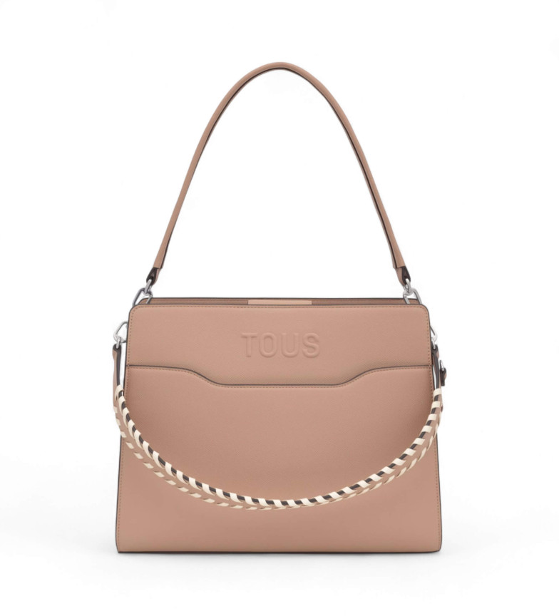TOUS Shopper Mediano Audree Saffiano taupe