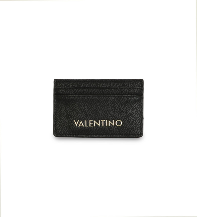Valentino Tarjetero logotipo negro
