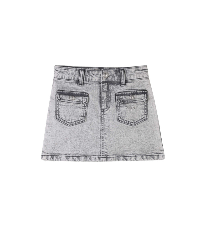 Zadig & Voltaire Falda tejana gris
