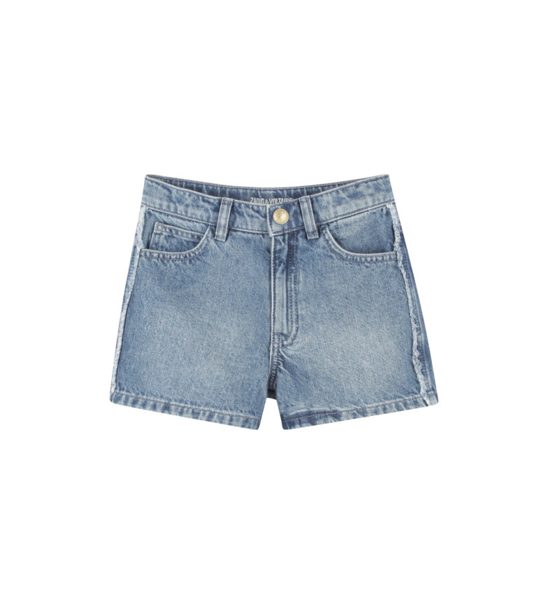 Zadig & Voltaire Short tejano azul